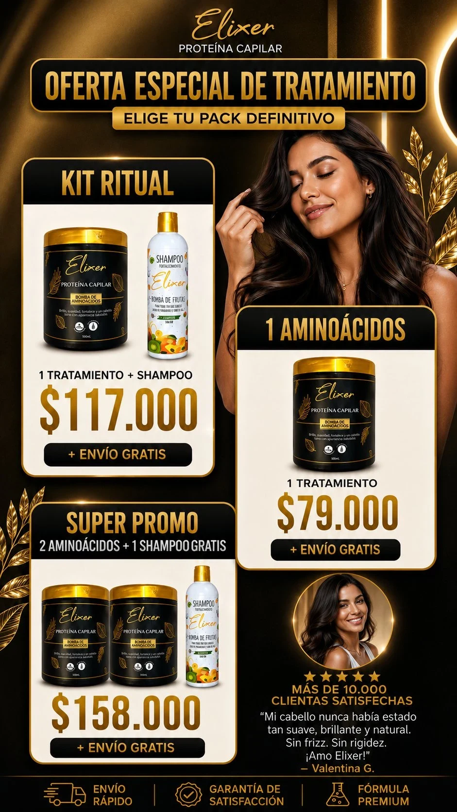 Oferta Especial Elixer — Kit Ritual y Super Promo