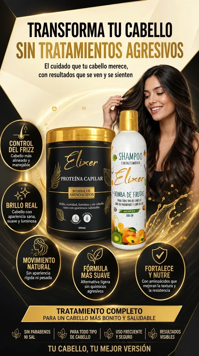 Beneficios Elixer — Sin tratamientos agresivos