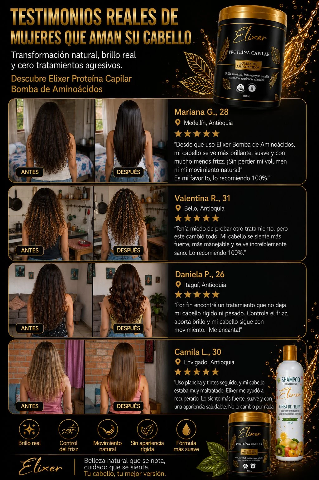 Testimonios Reales Elixer Aminoácidos